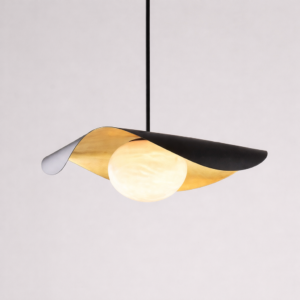 Pendant lights, Modern Pendant Light Designer Pendant Minimalist Lighting Black & Gold Light Accent Pendant
